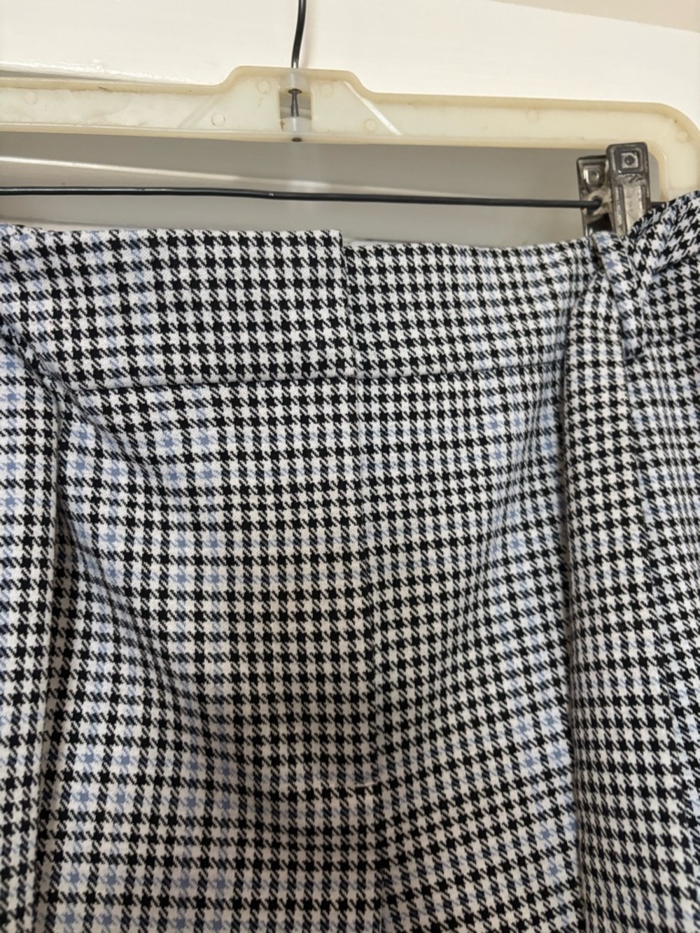Ann Taylor Tailored Plaid Dress Pants - Gray/blue - Picture 6 of 8
